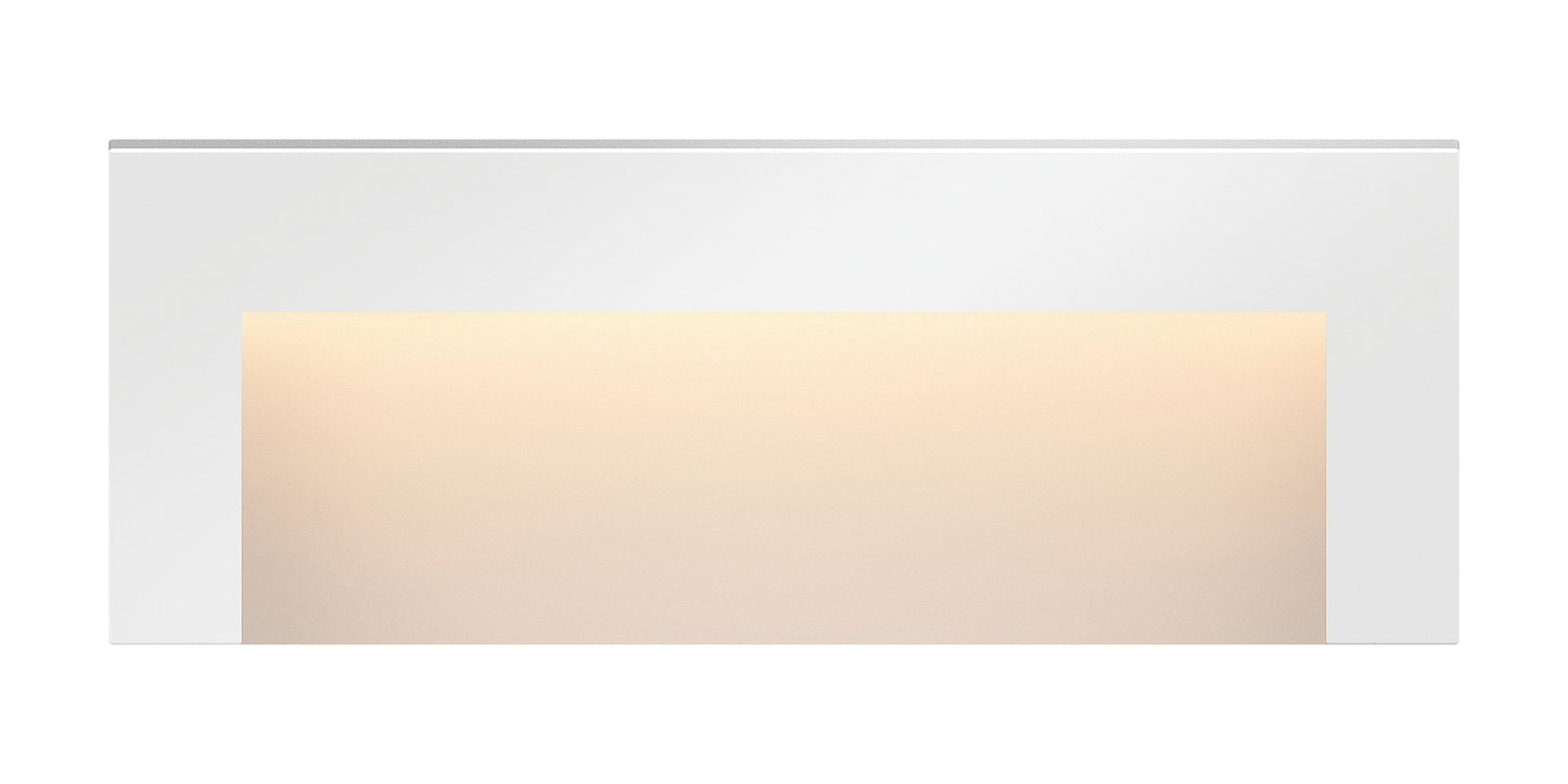 Taper Deck Sconce Wide Horizontal In White Finish