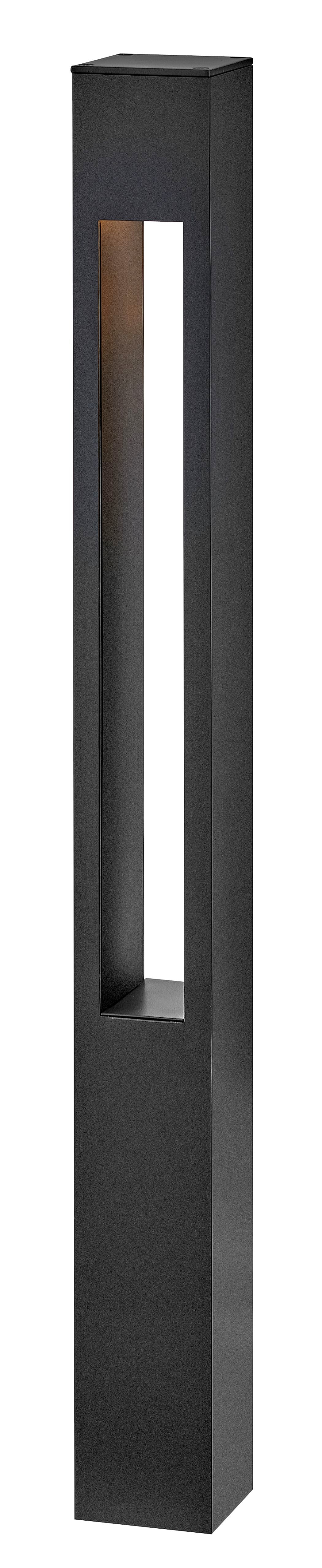 Atlantis 12V Square bollard In Black Finish