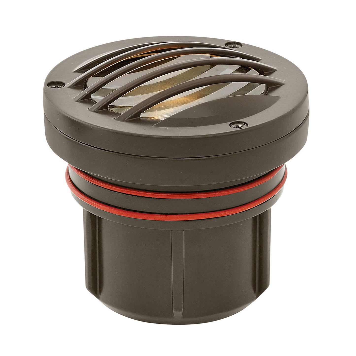 Well Light Variable Output LED 2700K Grill Top In Light Bronze Finish