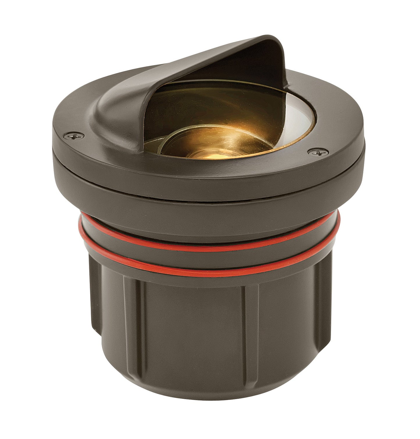 Well Light Variable Output LED 3000K Shielded In Light Bronze Finish