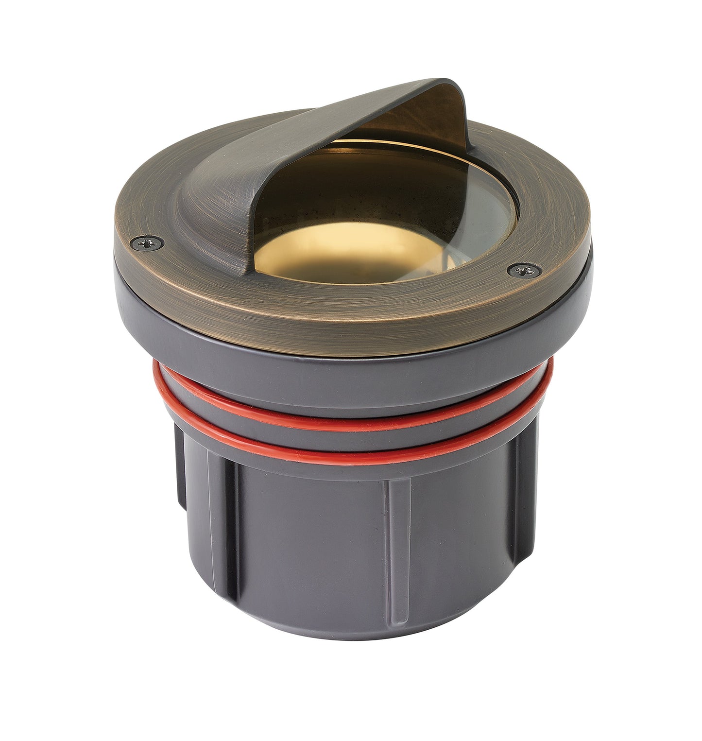 Well Light Shielded MR16 Well Light In Light Bronze Finish