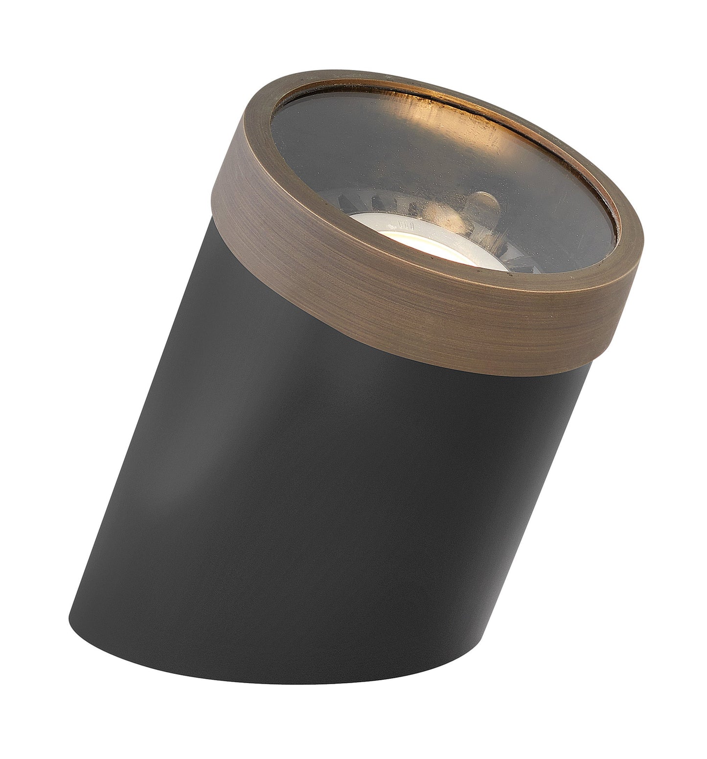 Well Light Par36 Flat Top In Light Bronze Finish