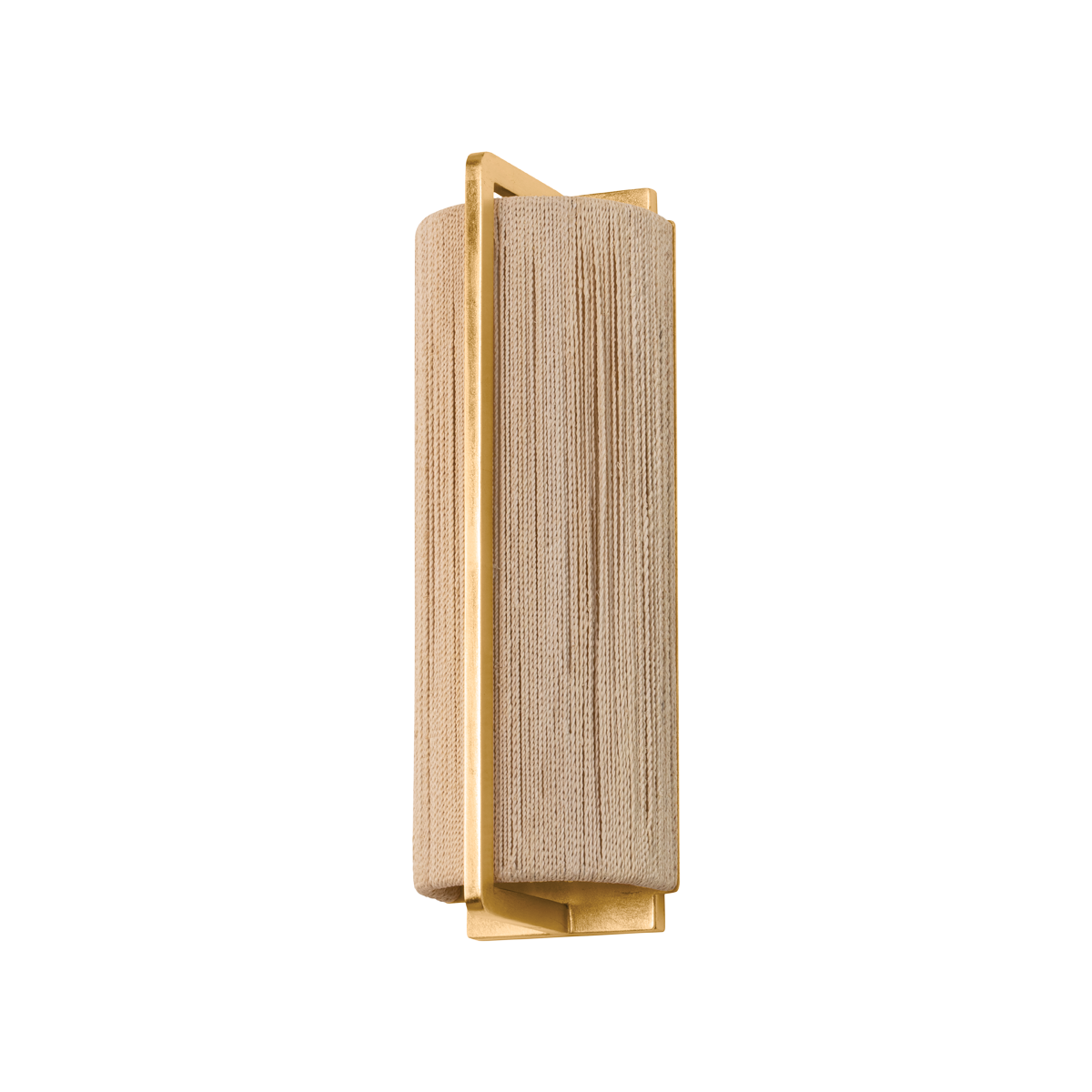 QUEBEC Wall Sconce with Gold Leaf Finish