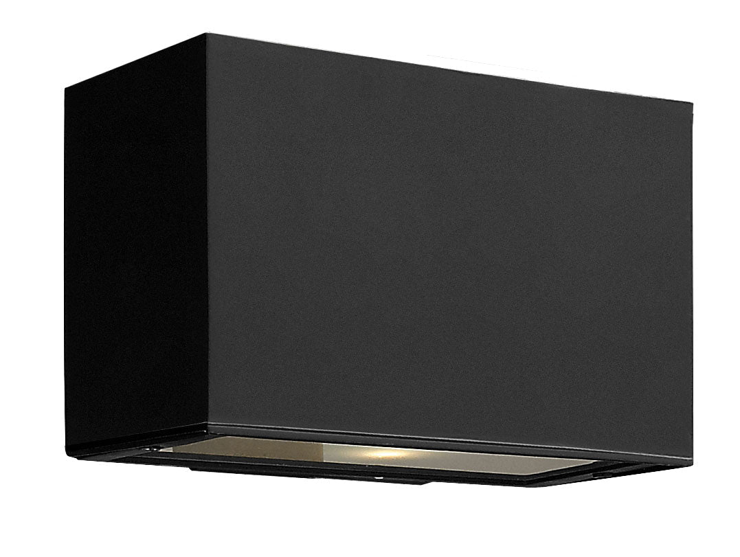 Atlantis Extra Small Up/Down Wall Mount Lantern In Black Finish