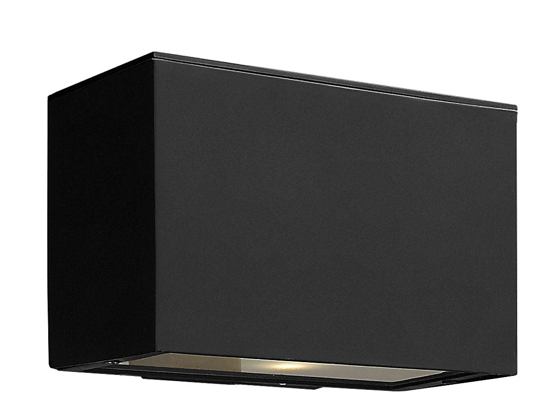 Atlantis Extra Small Down Light Wall Mount Lantern In Black Finish