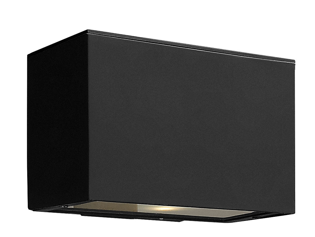 Atlantis Extra Small Down Light Wall Mount Lantern In Black Finish