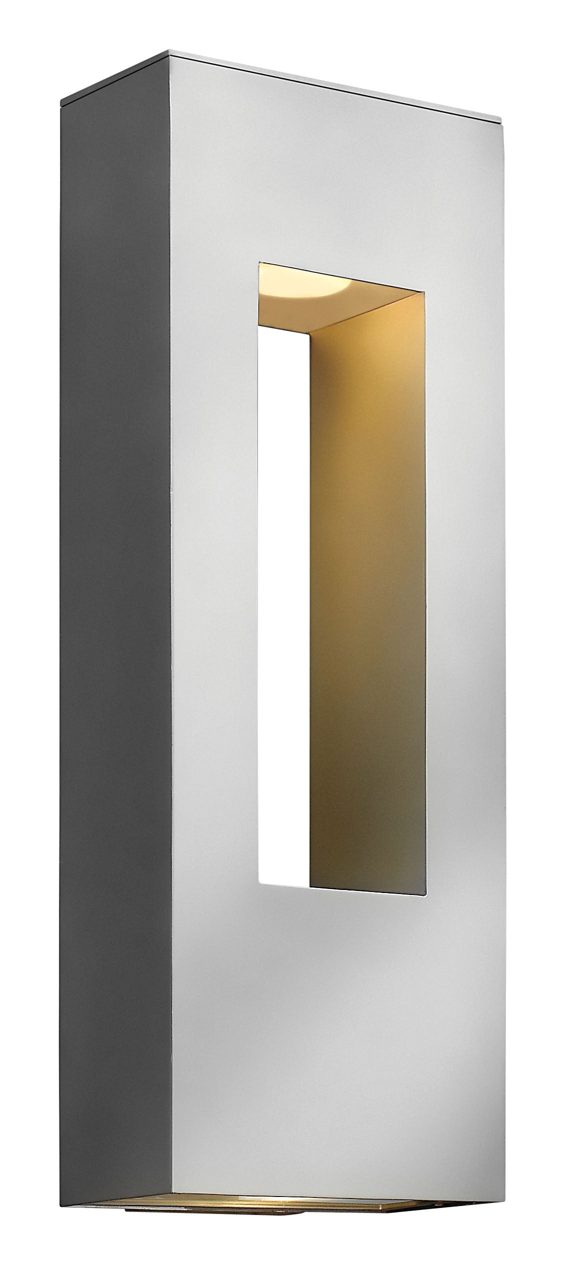 Atlantis Large Wall Mount Lantern In Gray Finish