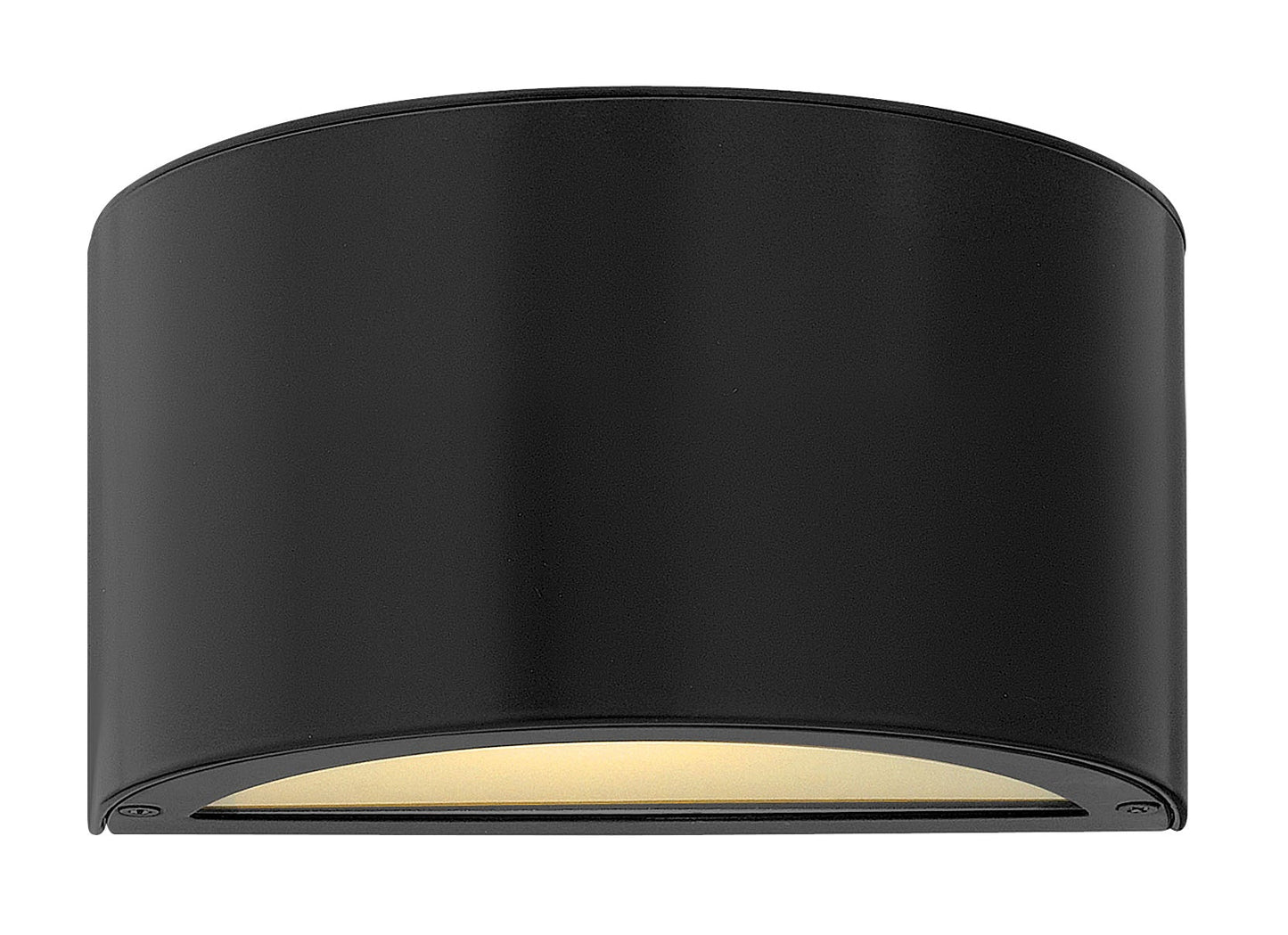 Luna Extra Small Down Light Wall Mount Lantern In Black Finish