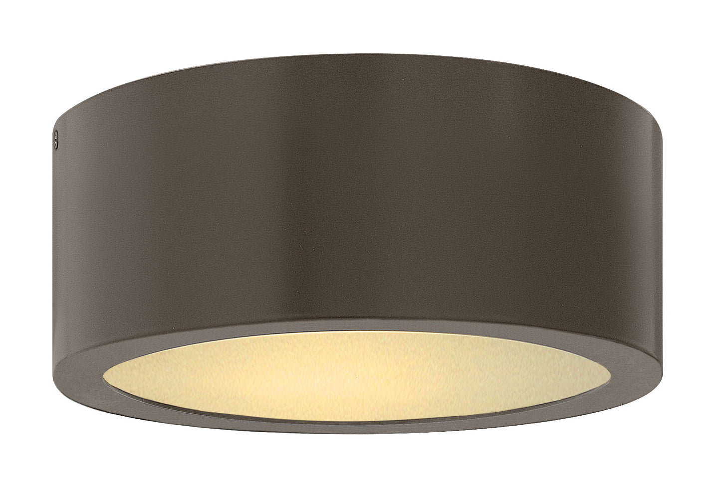 Luna Extra Small Flush Mount In Light Bronze Finish