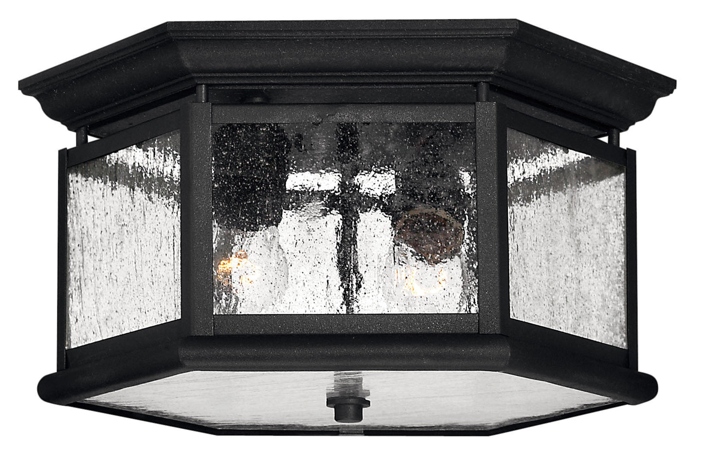 Edgewater Small Flush Mount In Black Finish