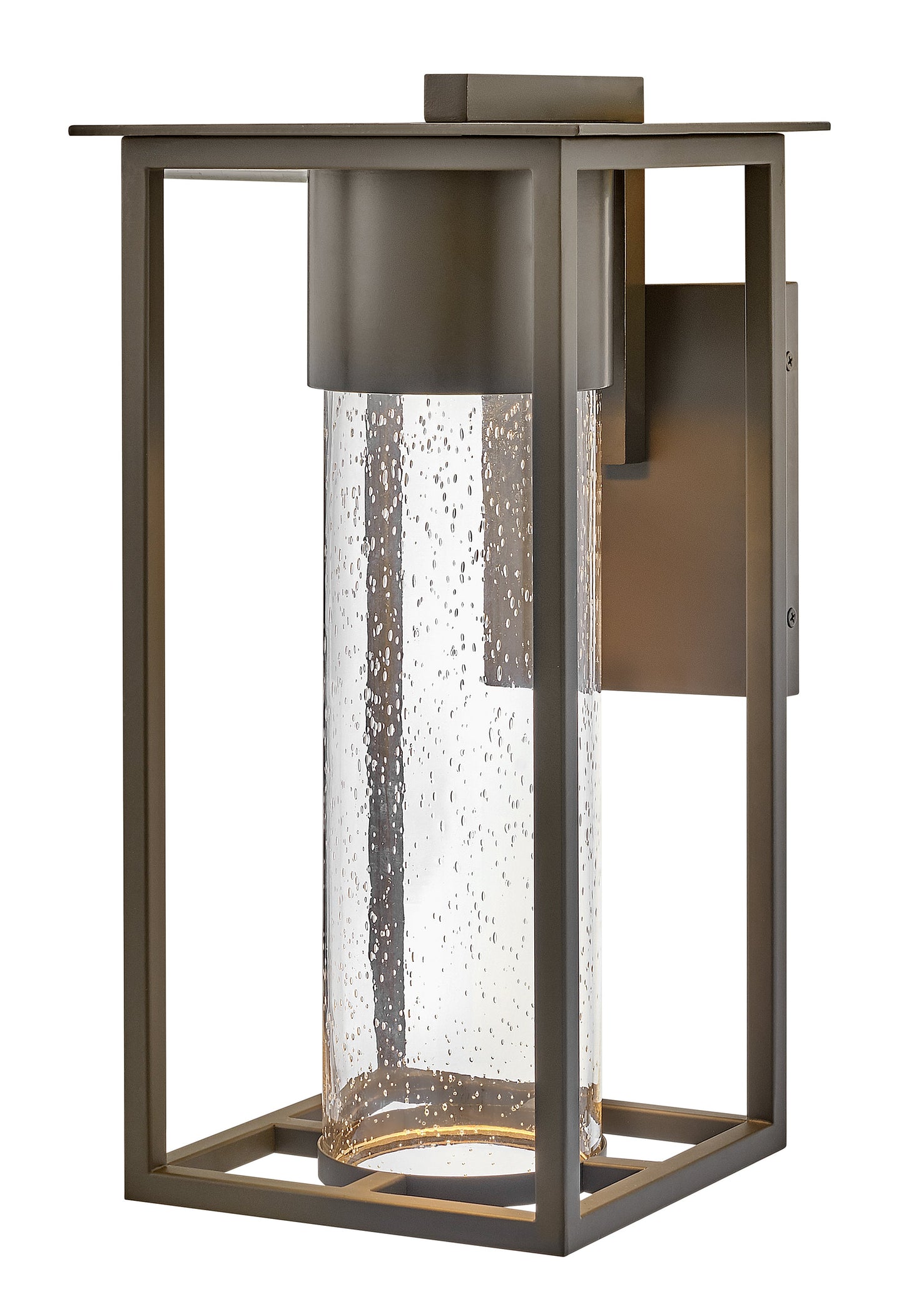 Coen Medium Wall Mount Lantern In Light Bronze Finish