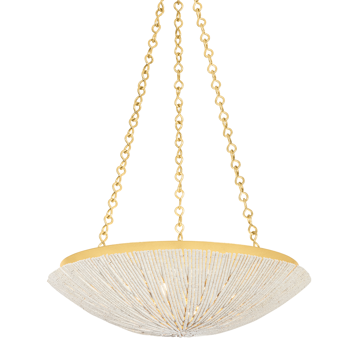 SUMMERSIDE Pendant with Vintage Gold Leaf Finish