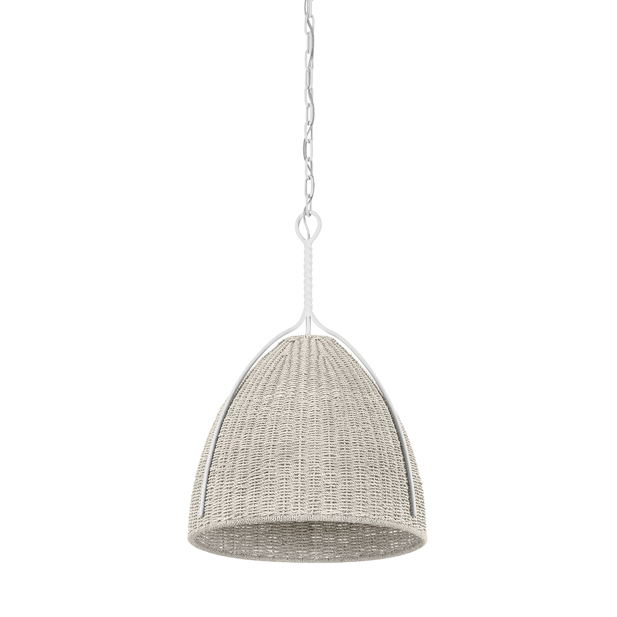 WOODLAWN Pendant with WHITE PLASTER Finish