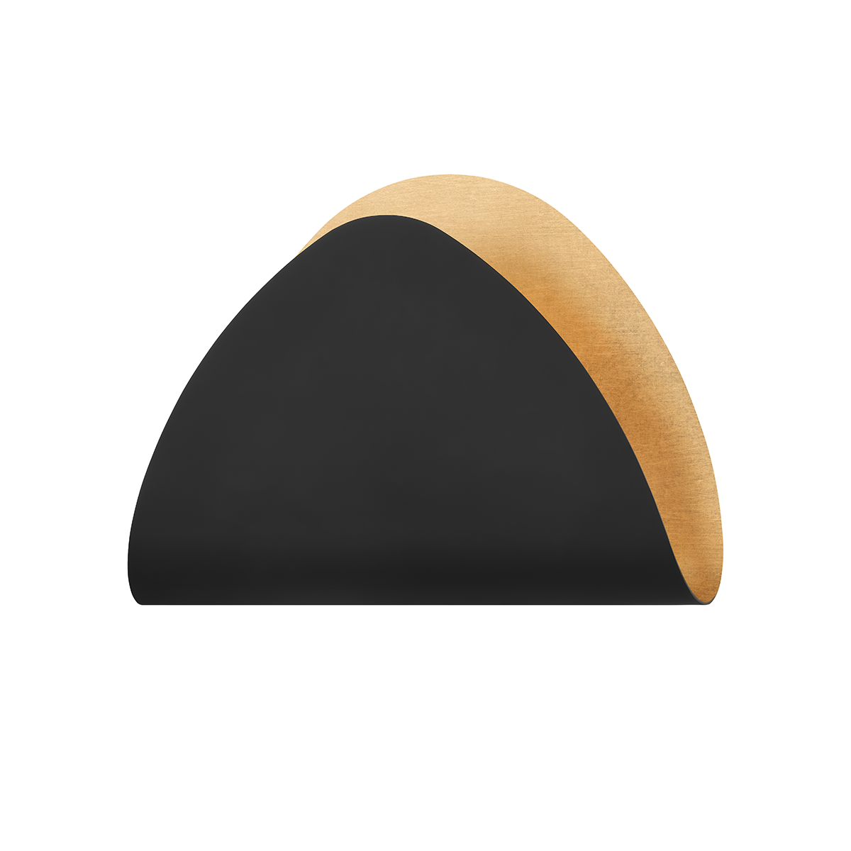 Myers Wall Sconce with Gold Leaf/soft Black Combo Finish