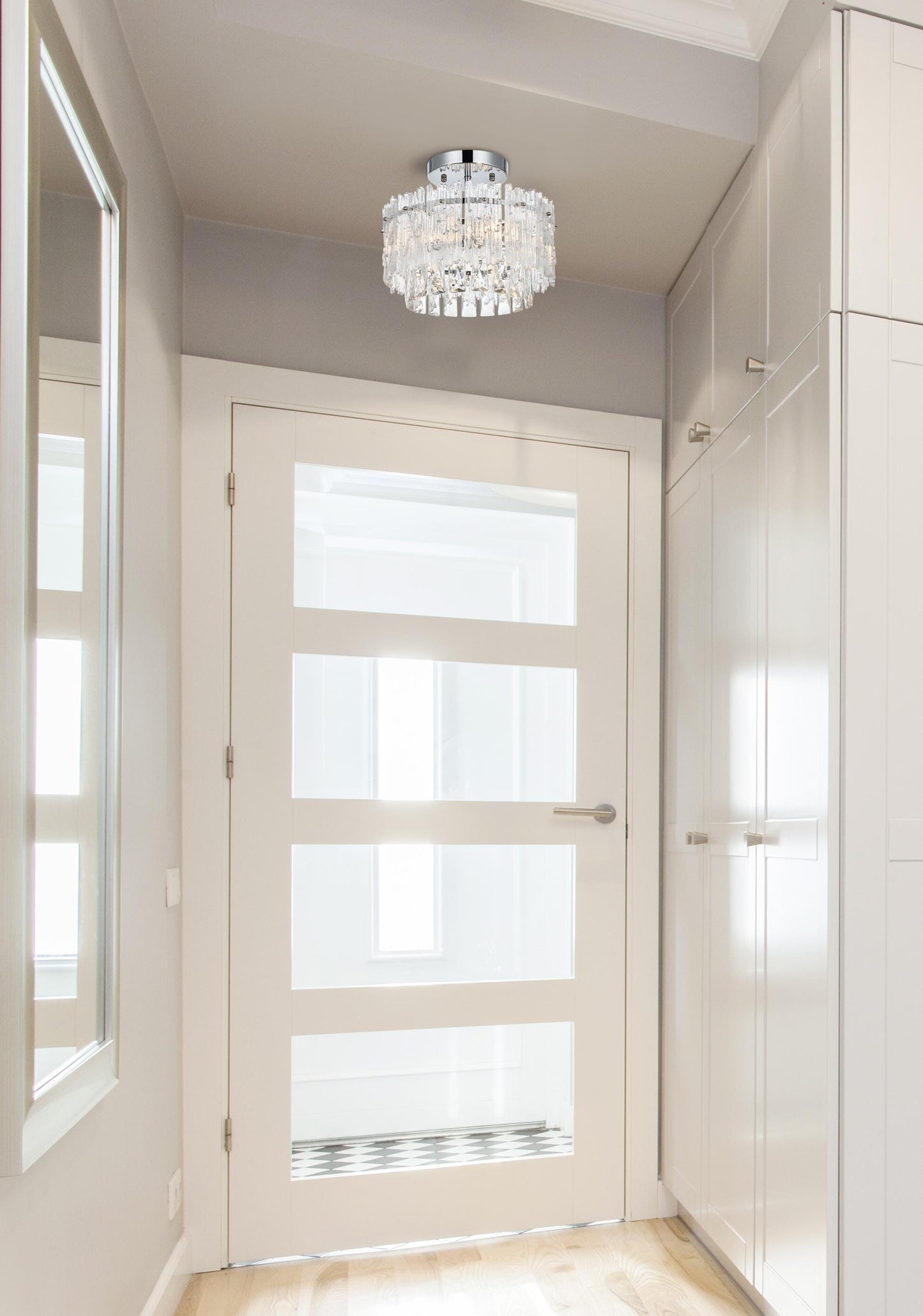 Emilia 12 inch Flush Mount in Chrome