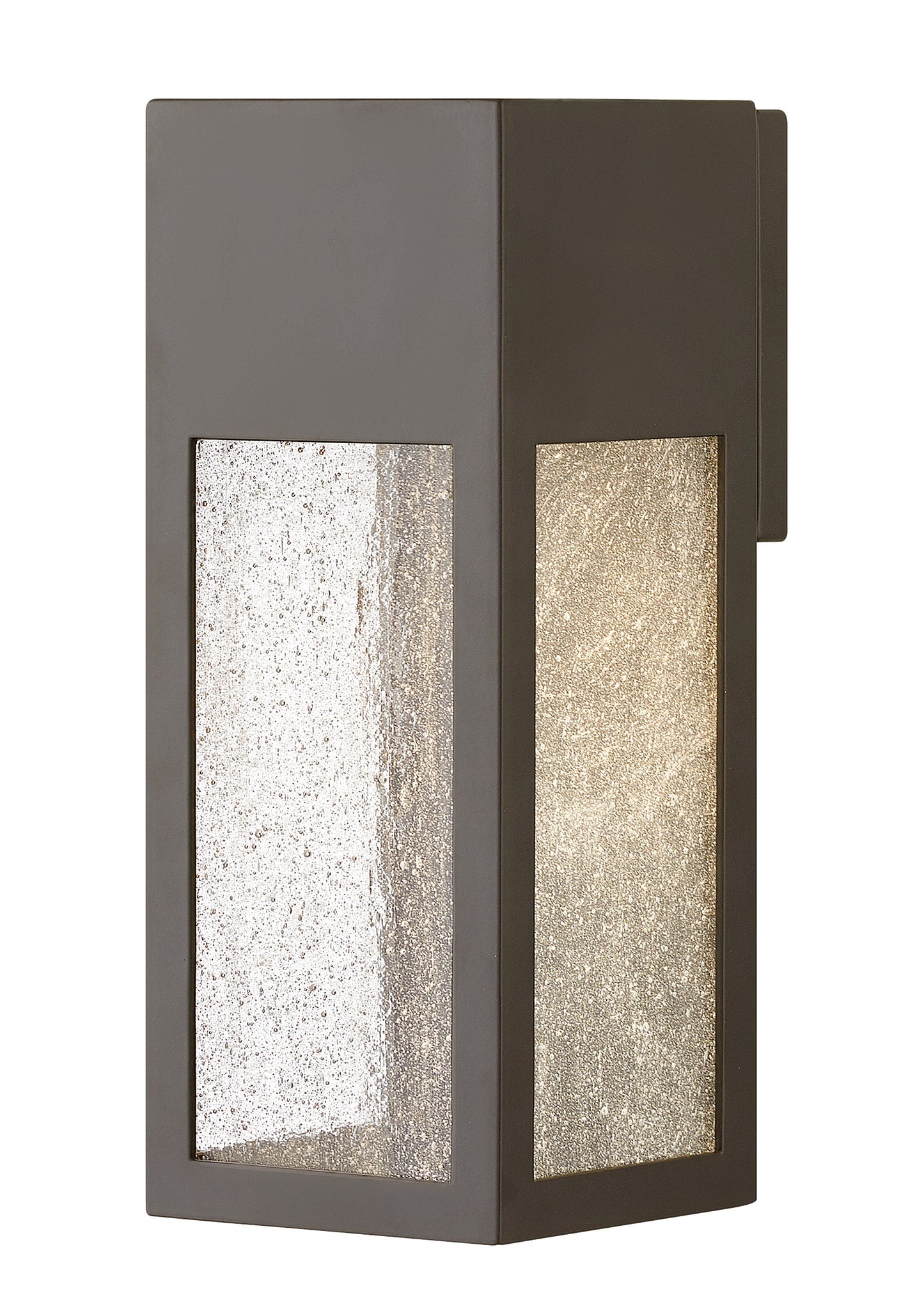 Rook Small Wall Mount Lantern In Light Bronze Finish
