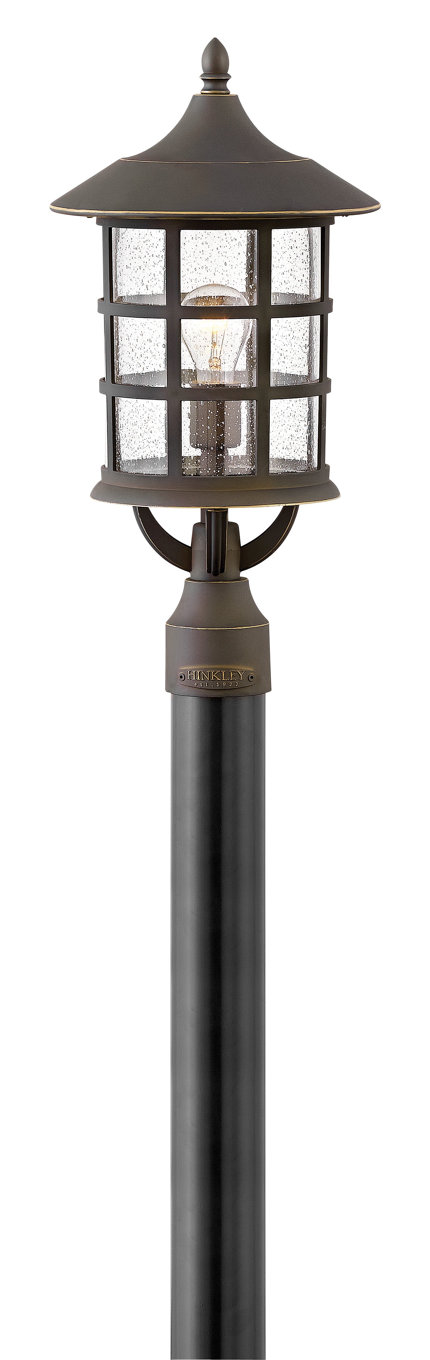 Freeport Coastal Elements Medium Post Top or Pier Mount Lantern In Light Bronze Finish