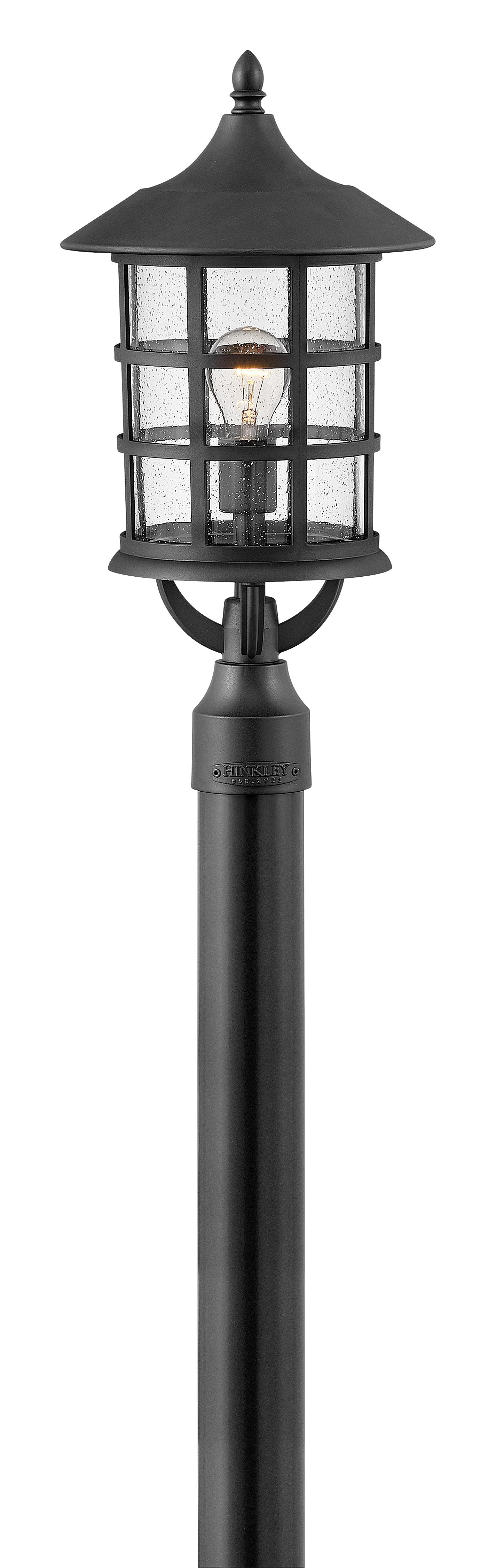 Freeport Coastal Elements Medium Post Top or Pier Mount Lantern 12v In Black Finish