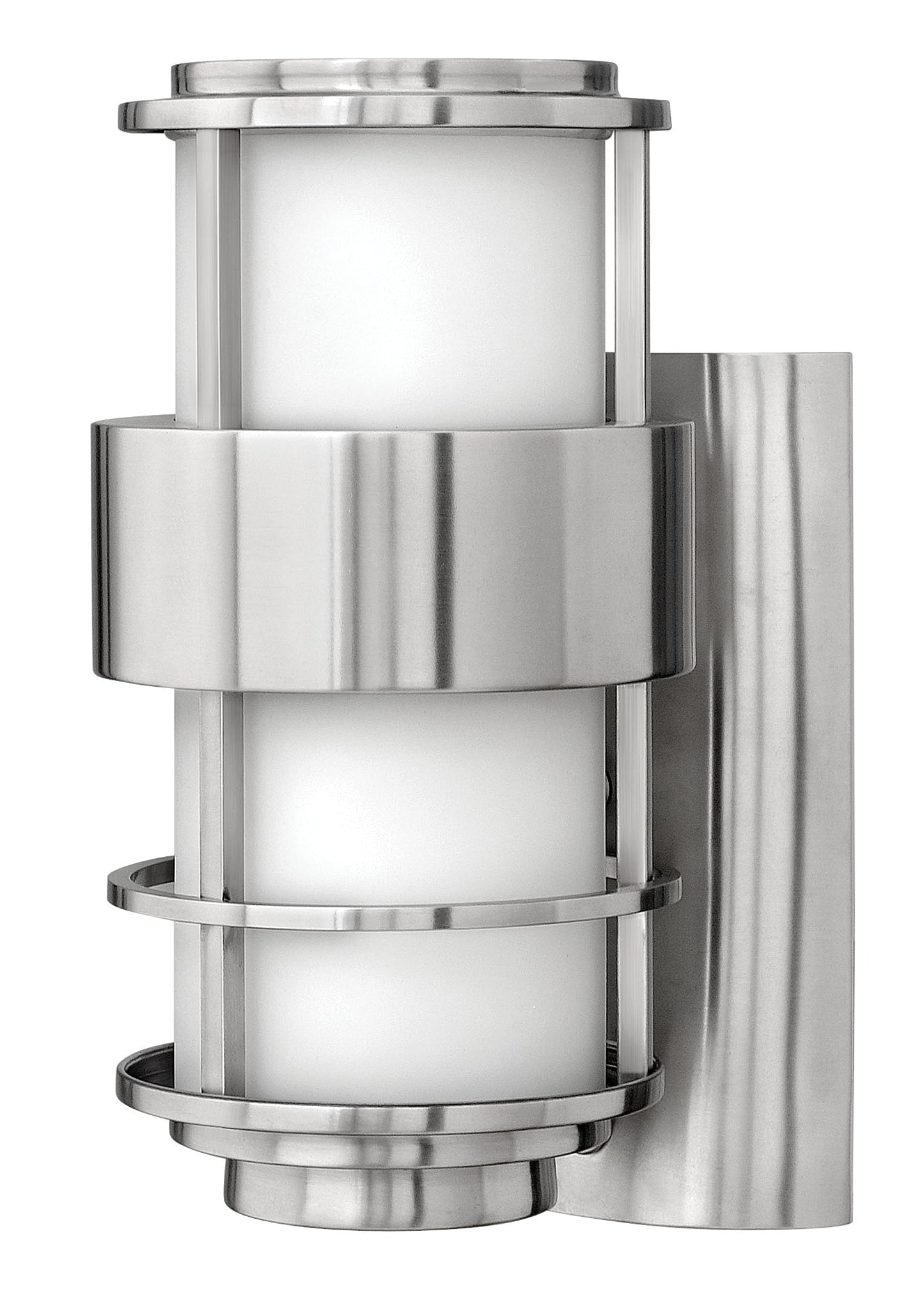Saturn Small Wall Mount Lantern In Stainless Finish