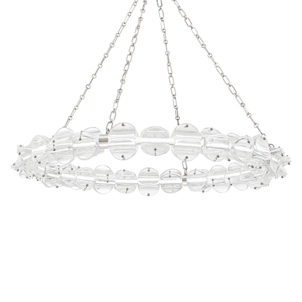 Lindley Chandelier with Polished Nickel Finish
