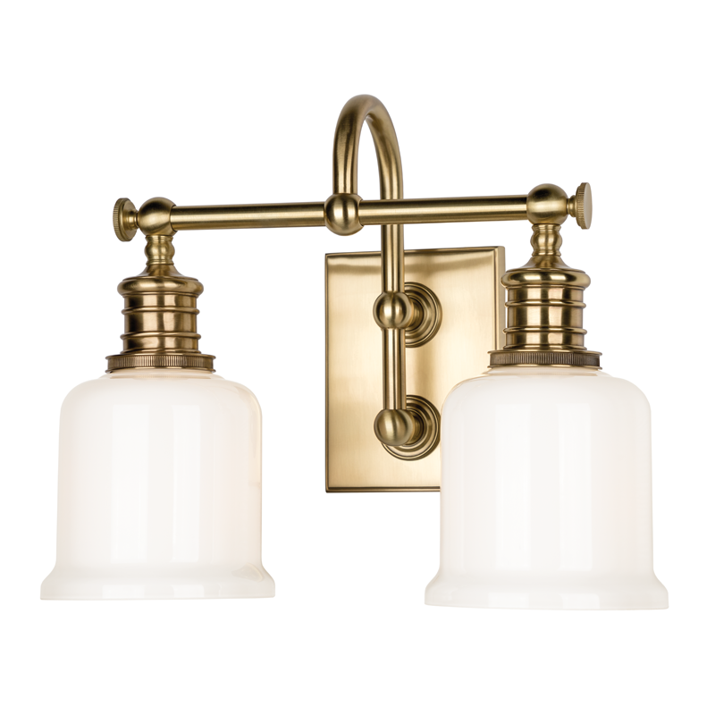 Keswick Bath and Vanity with Aged Brass Finish