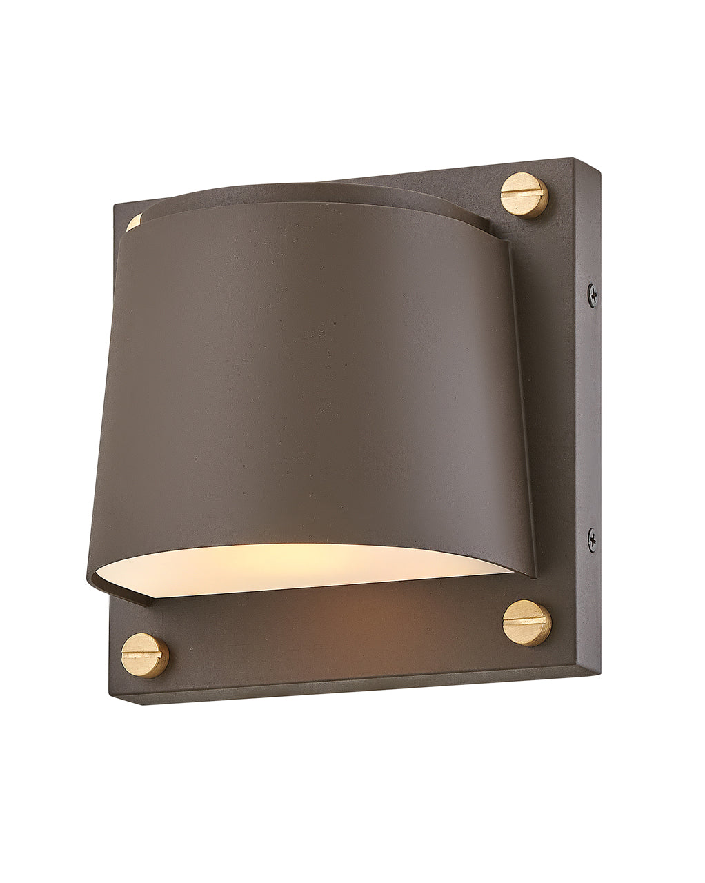 Scout Extra Small Wall Mount Lantern In Dark Bronze Finish