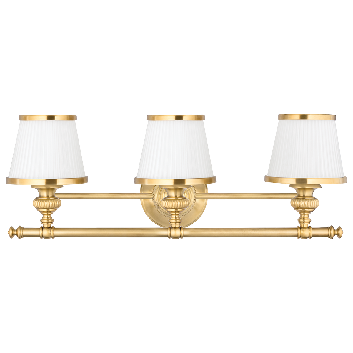 Milton Bath and Vanity with Flemish Brass Finish