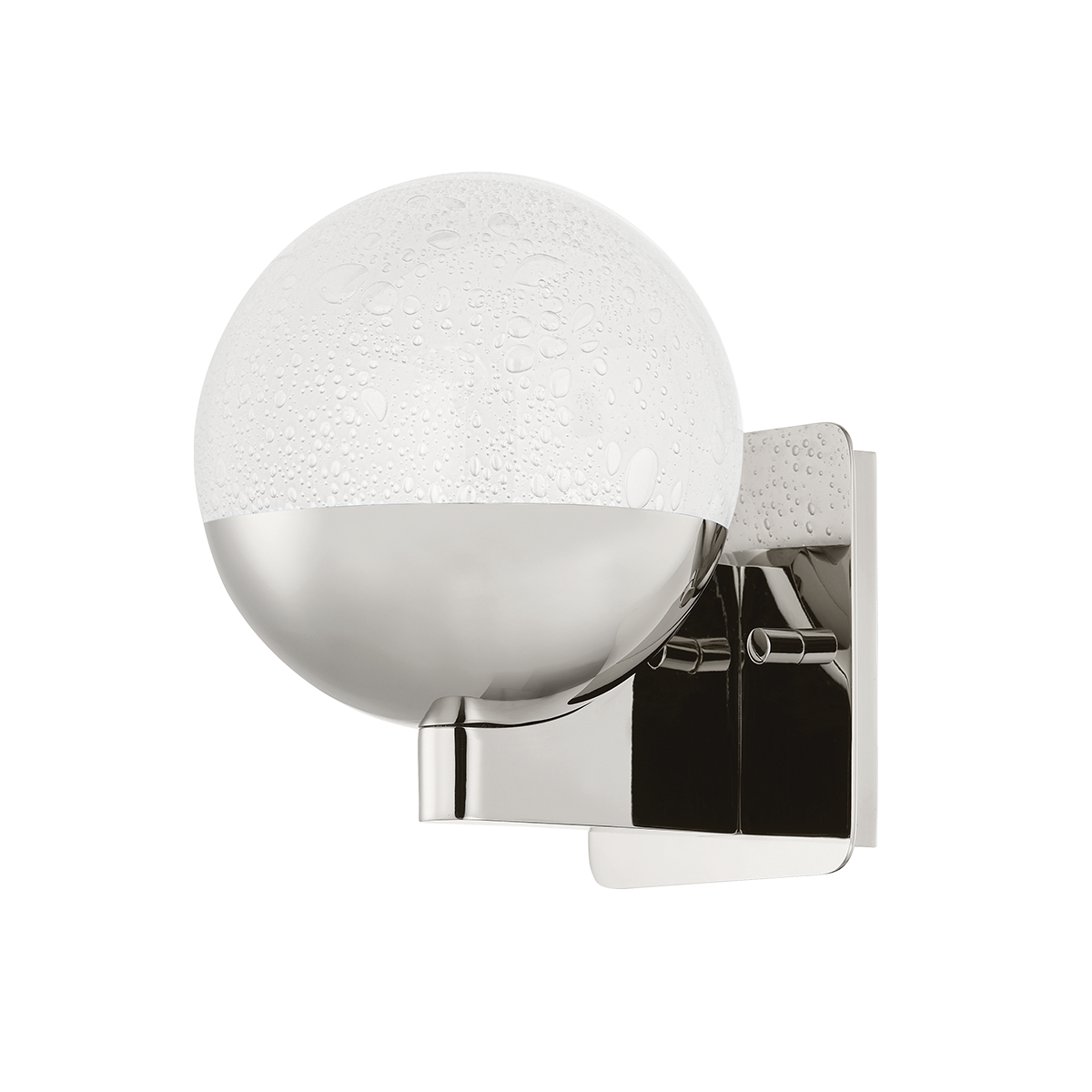 ROCHFORD Wall Sconce with Polished Nickel Finish