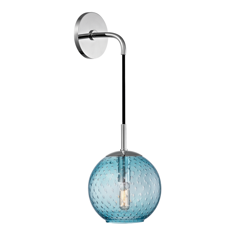 Rousseau Wall Sconce with Polished Chrome Finish