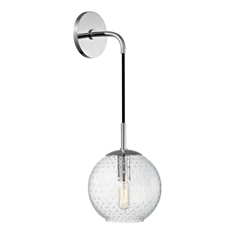 Rousseau Wall Sconce with Polished Chrome Finish