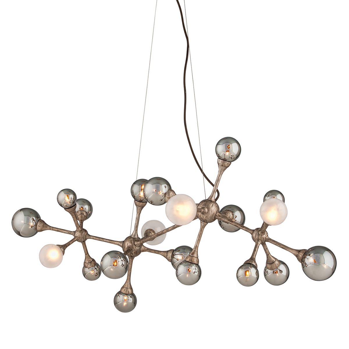 Element Linear with Stria Gold Leaf Finish
