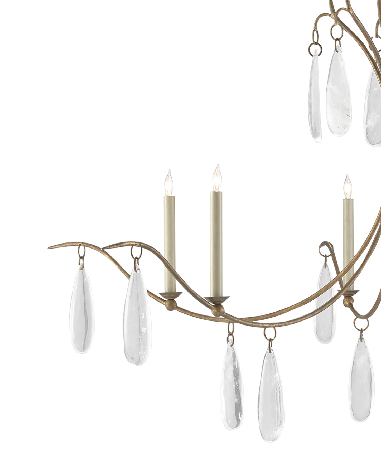 Marshallia Large Gold Chandelier