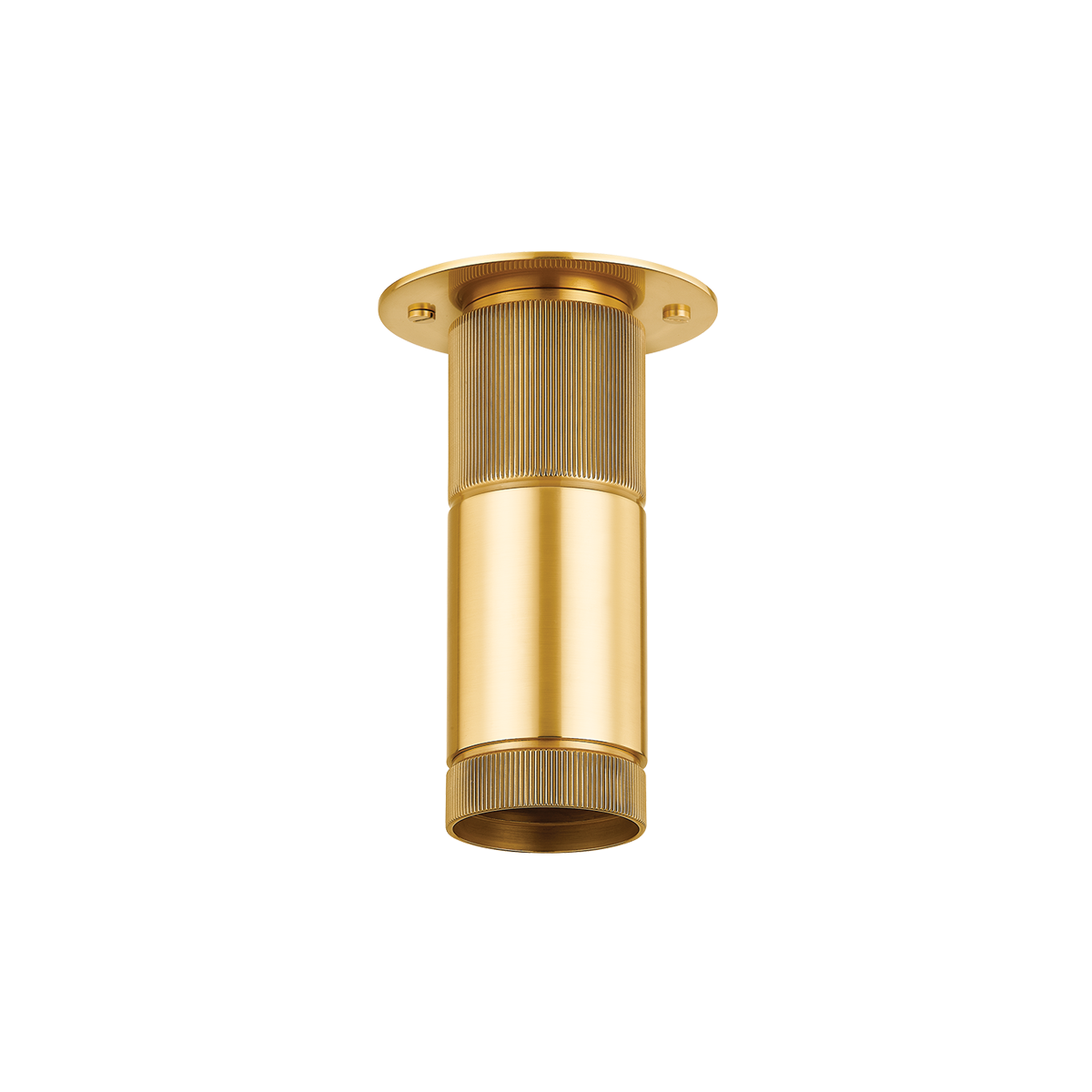 DIGHTON FLUSH MOUNT with AGED BRASS Finish