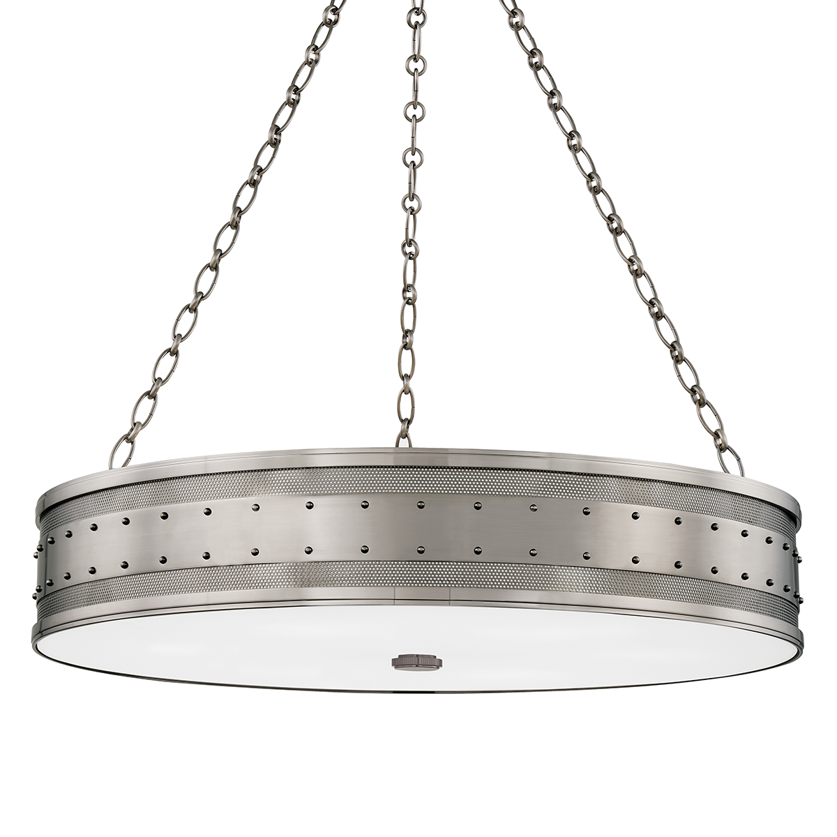 Gaines Chandelier with Historic Nickel Finish