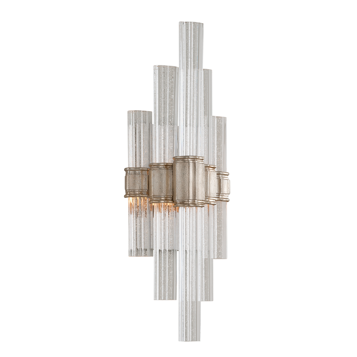 Viola Wall Sconce In WARM SILVER LEAF Finish