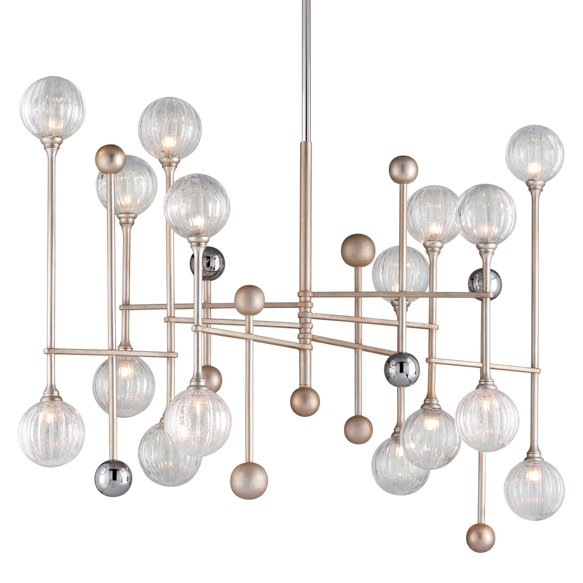 Majorette Linear In SILVER LEAF W POLISHED CHROME Finish
