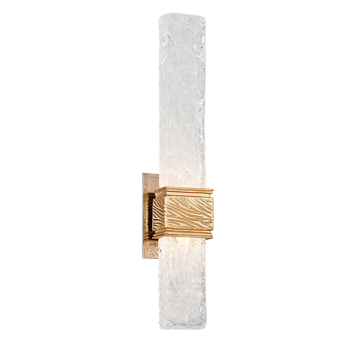 Freeze Wall Sconce In Gold Leaf Finish