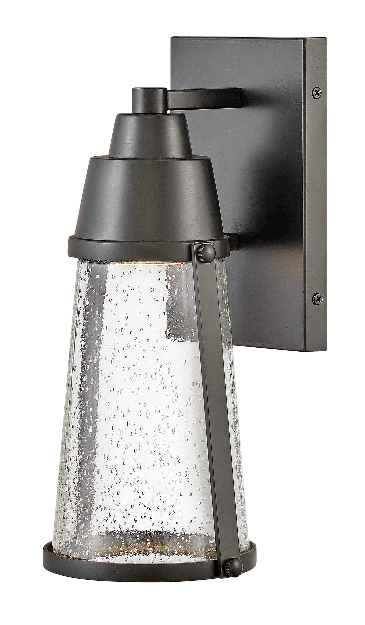 Miles Small Wall Mount Lantern In Black Finish