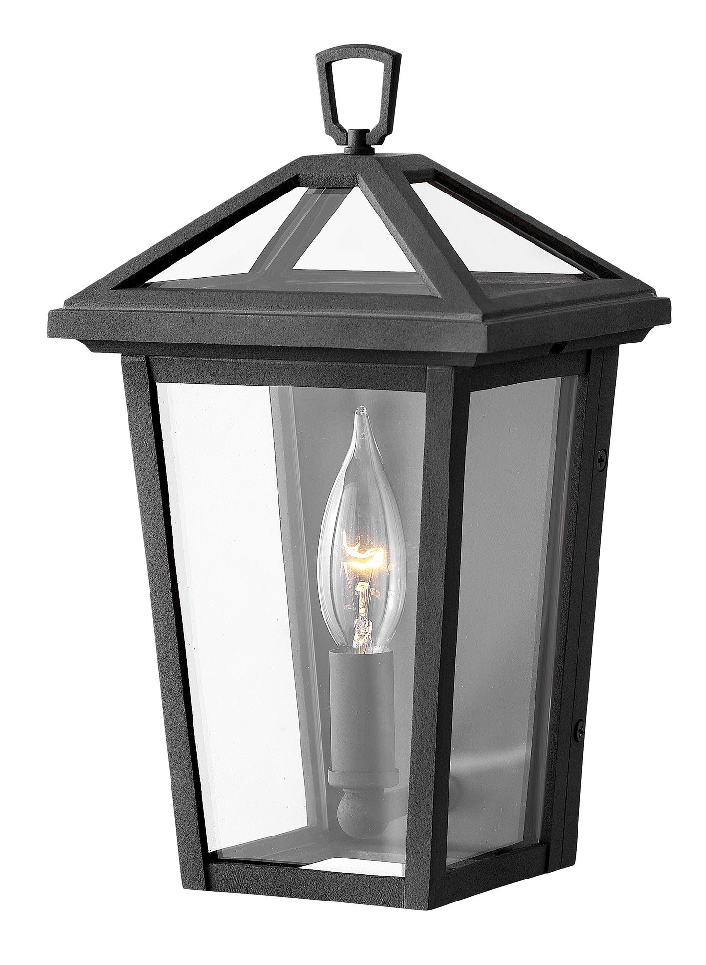 Alford Place Small Wall Mount Lantern In Black Finish
