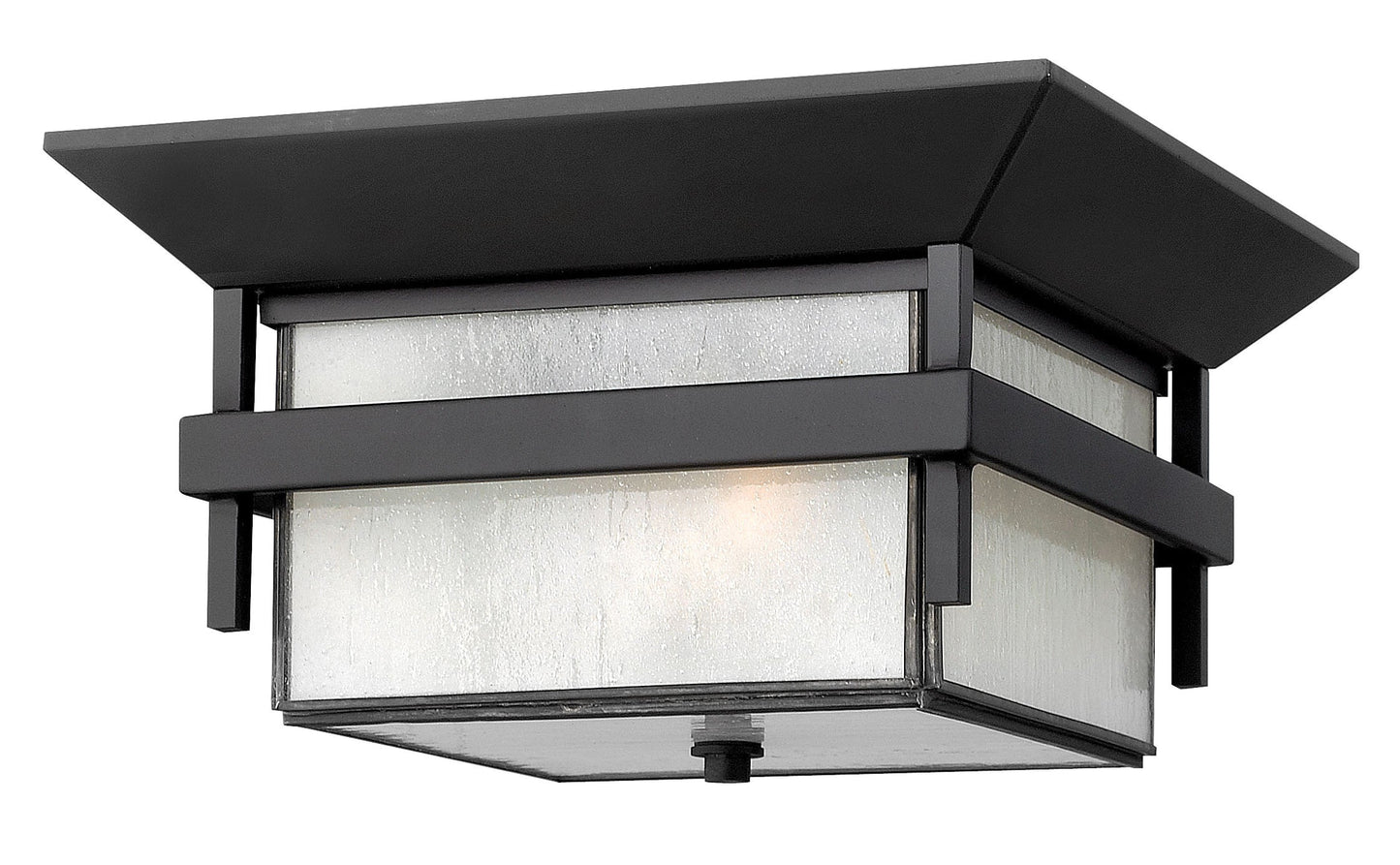 Harbor Small Flush Mount In Black Finish