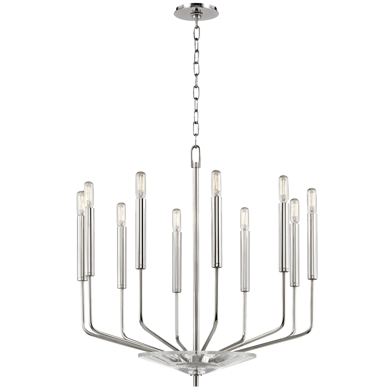 Gideon Chandelier with Polished Nickel Finish