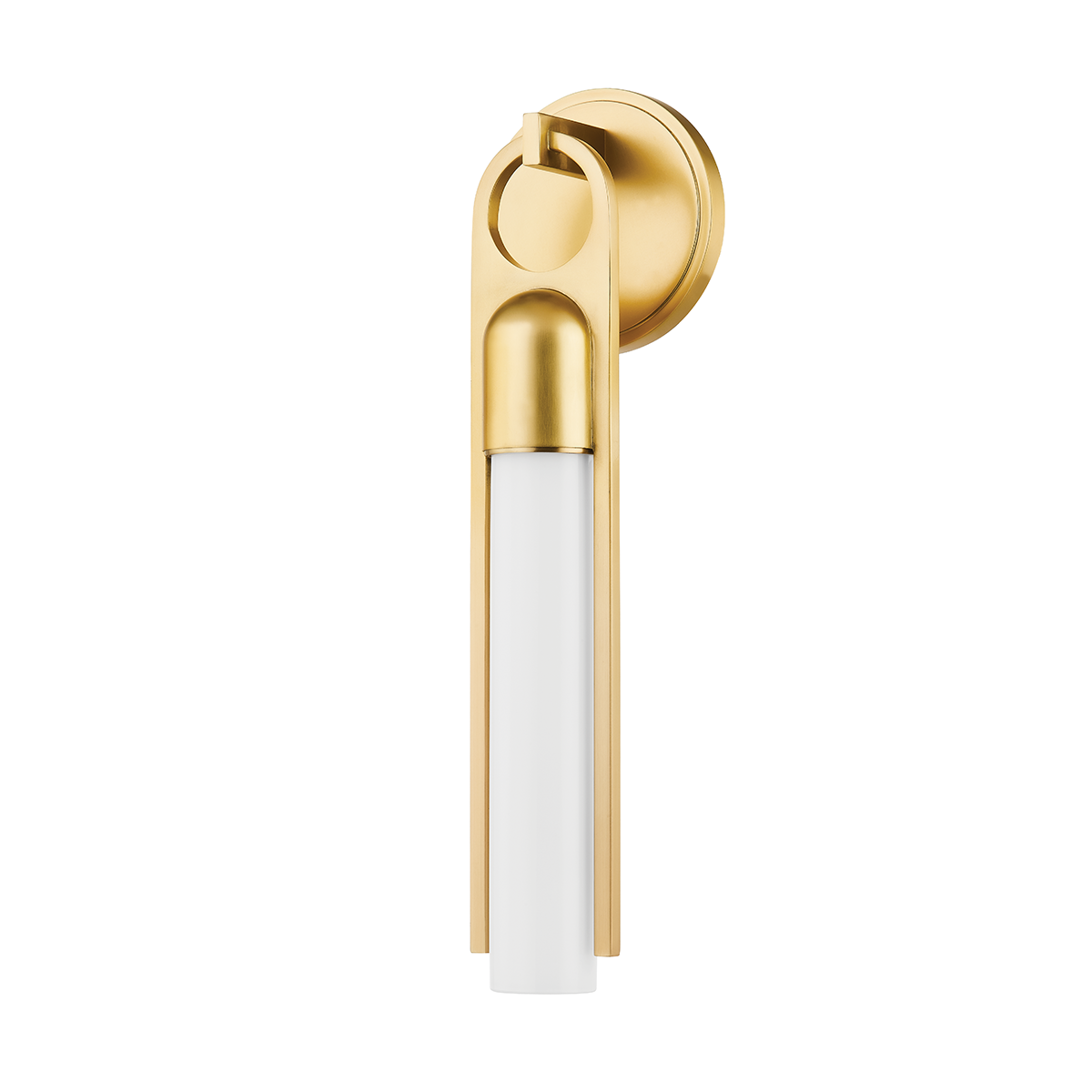 BETHLEHEM Wall Sconce with Aged Brass Finish