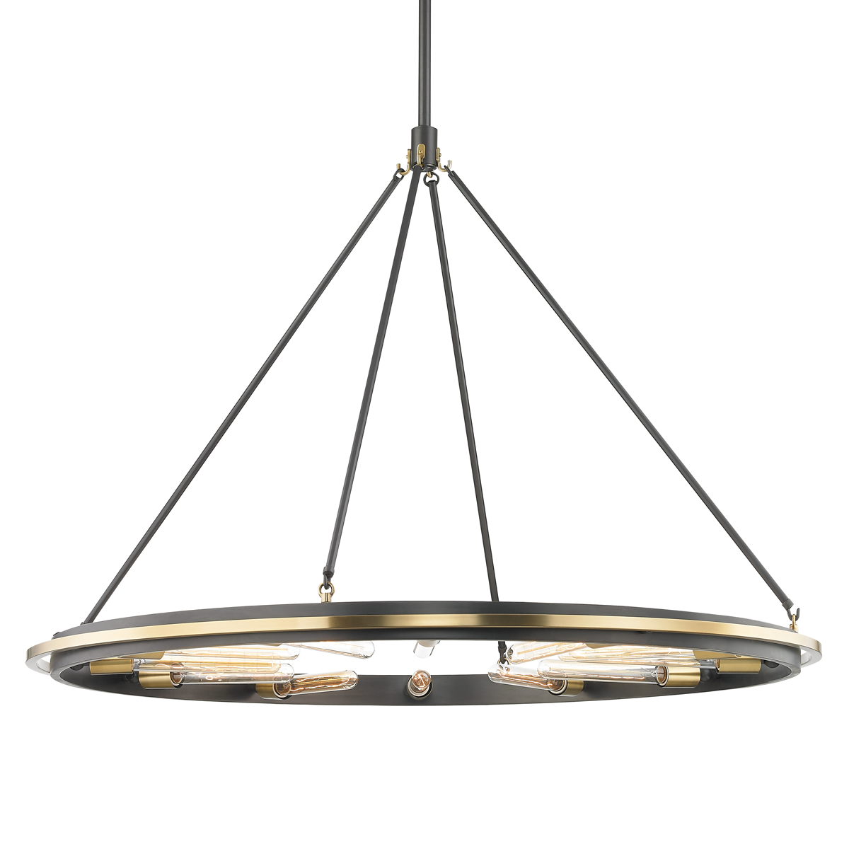 Chambers Chandelier with Aged Old Bronze Finish