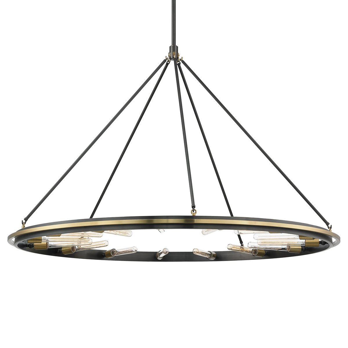 Chambers Chandelier with Aged Old Bronze Finish