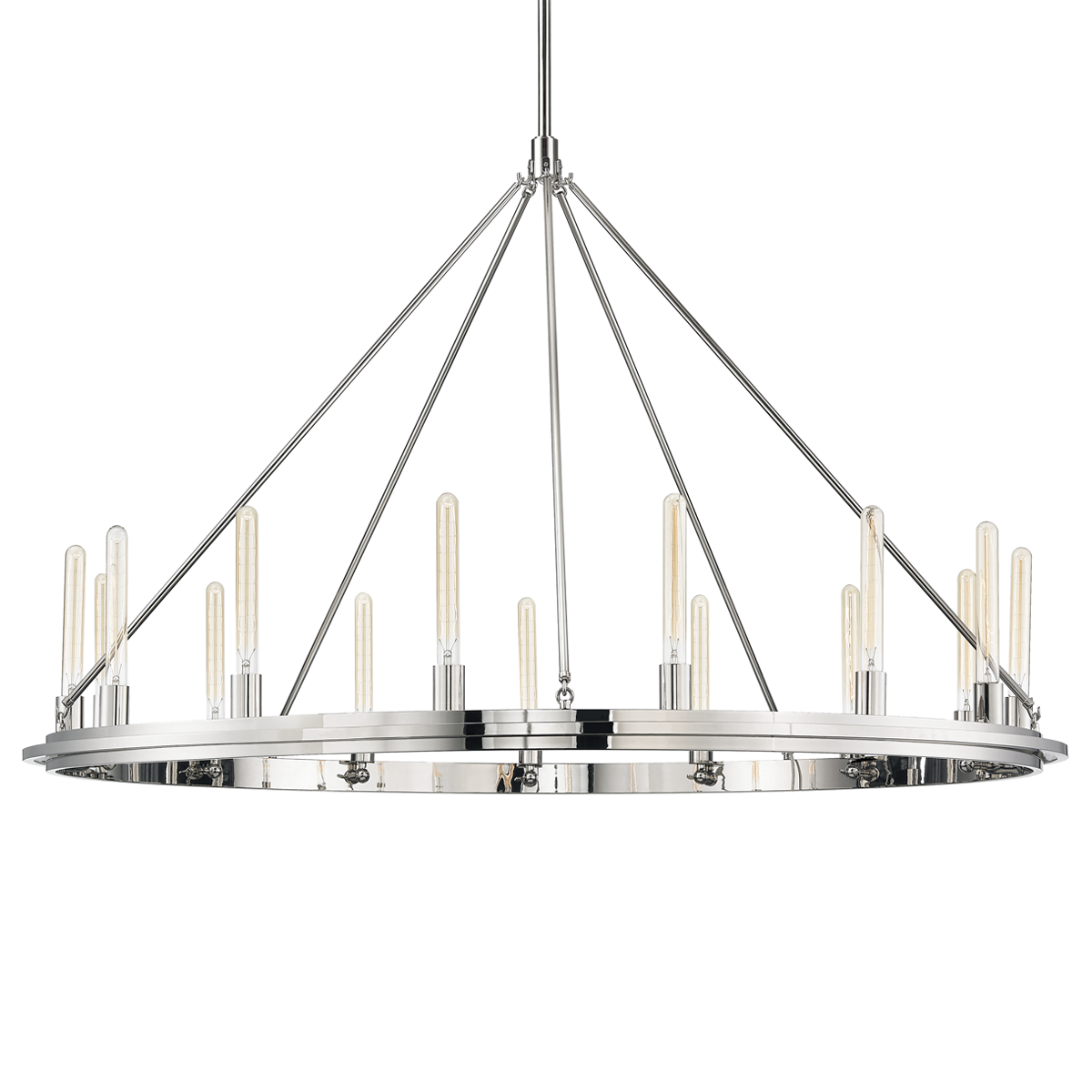 Chambers Chandelier with Polished Nickel Finish