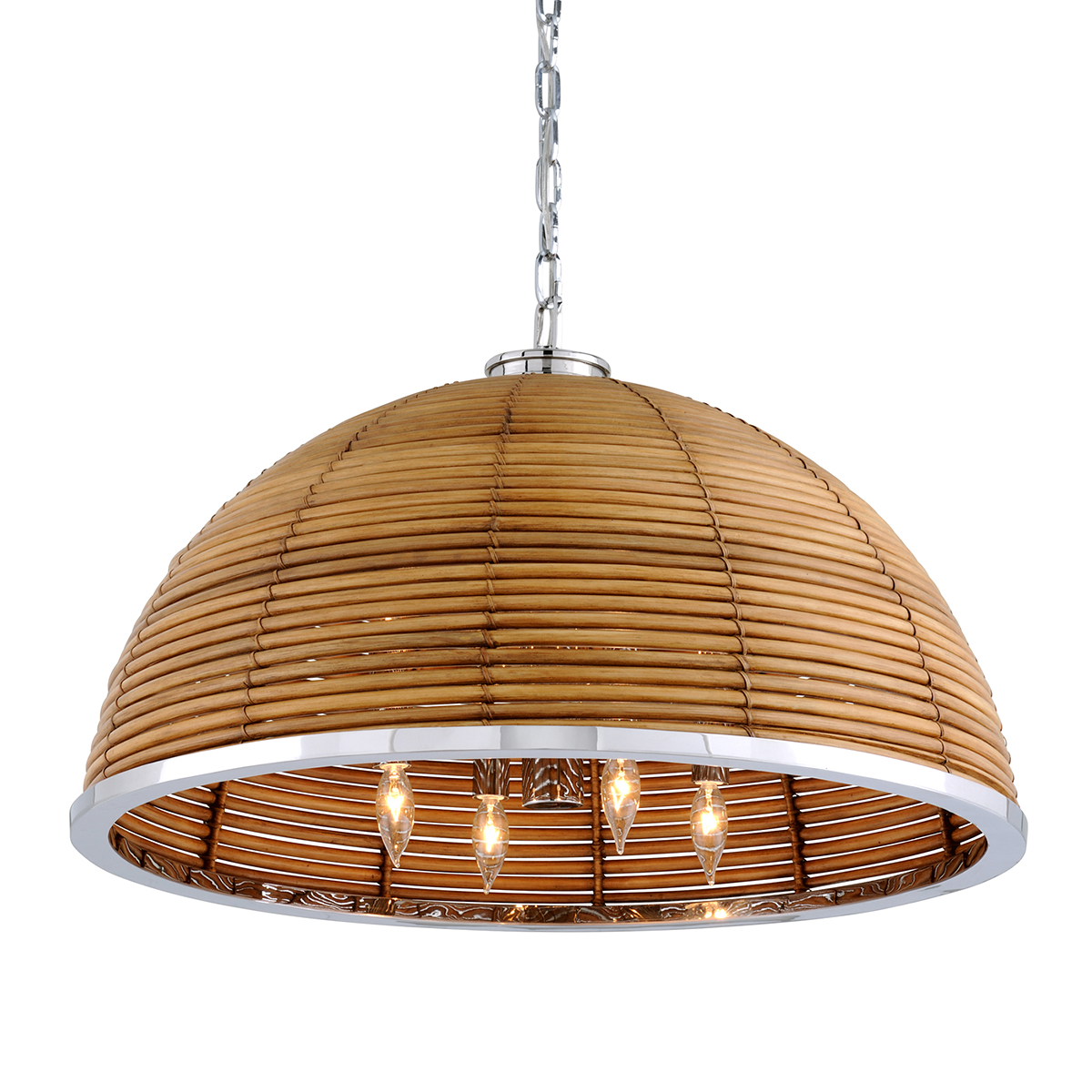 Carayes Chandelier In STAINLESS STEEL Finish