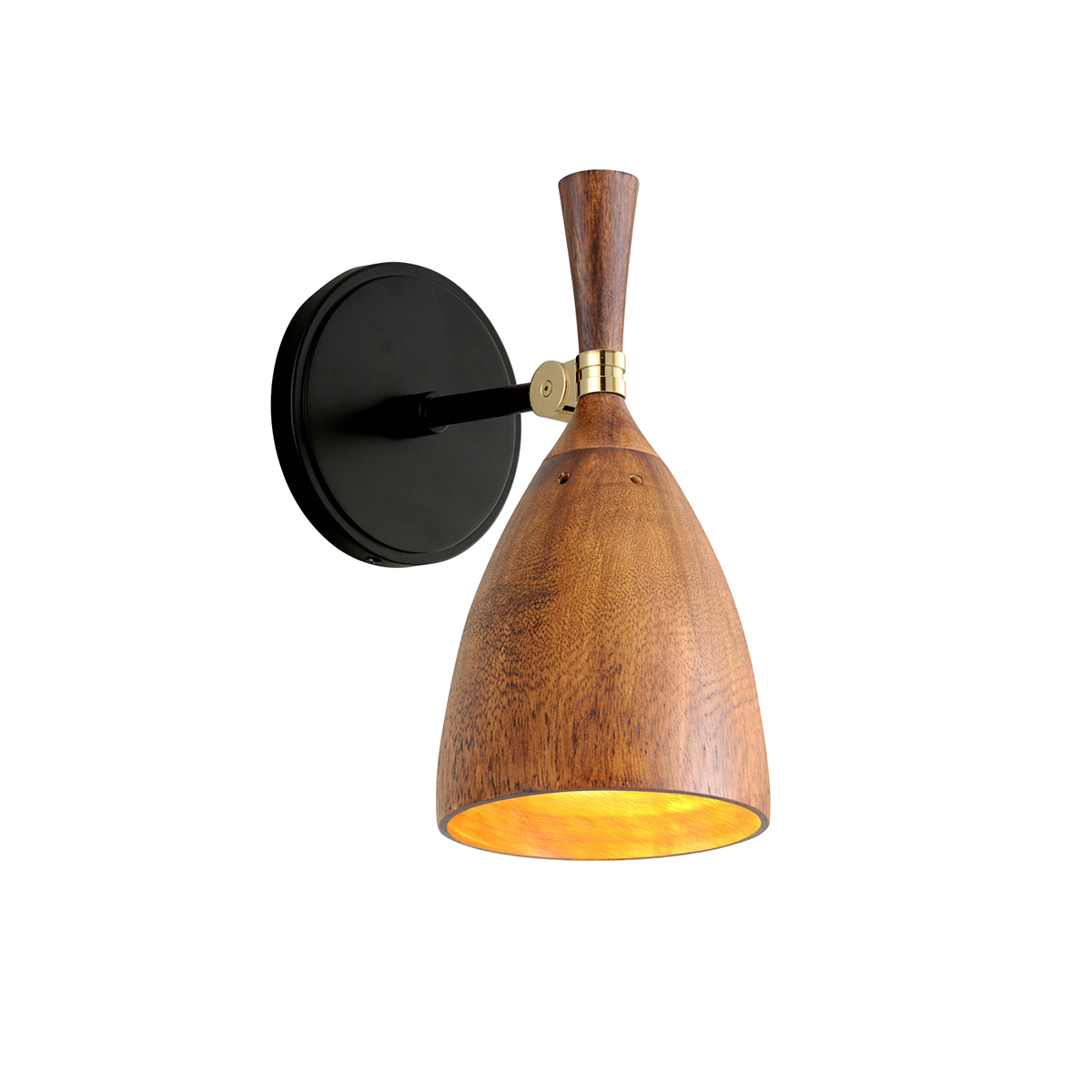 Utopia Wall Sconce In SOFT BLACK Finish