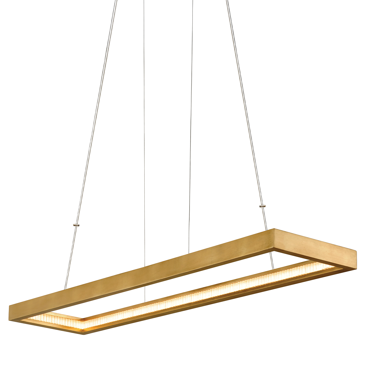 Jasmine Linear In Gold Leaf Finish