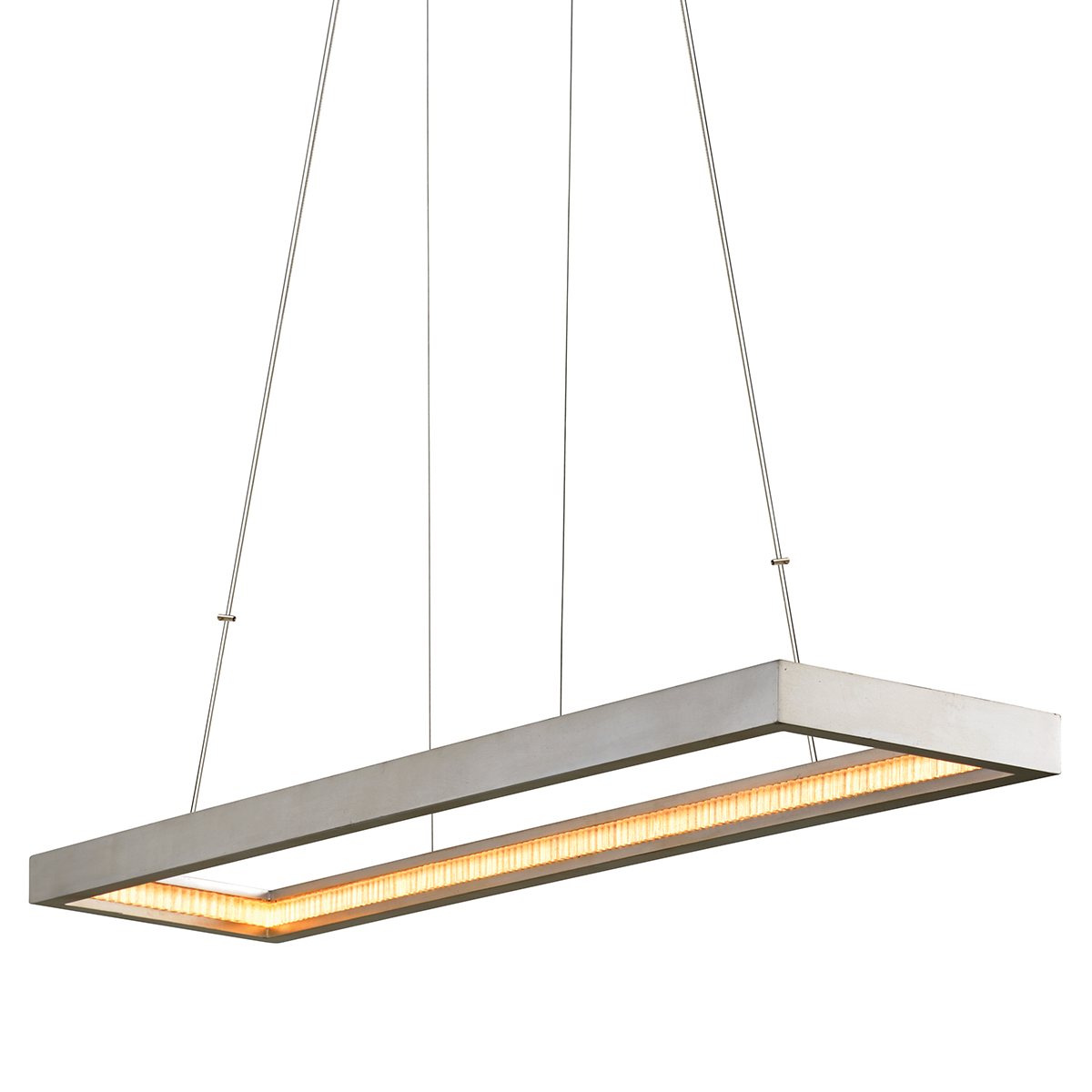Jasmine Linear In SILVER LEAF Finish