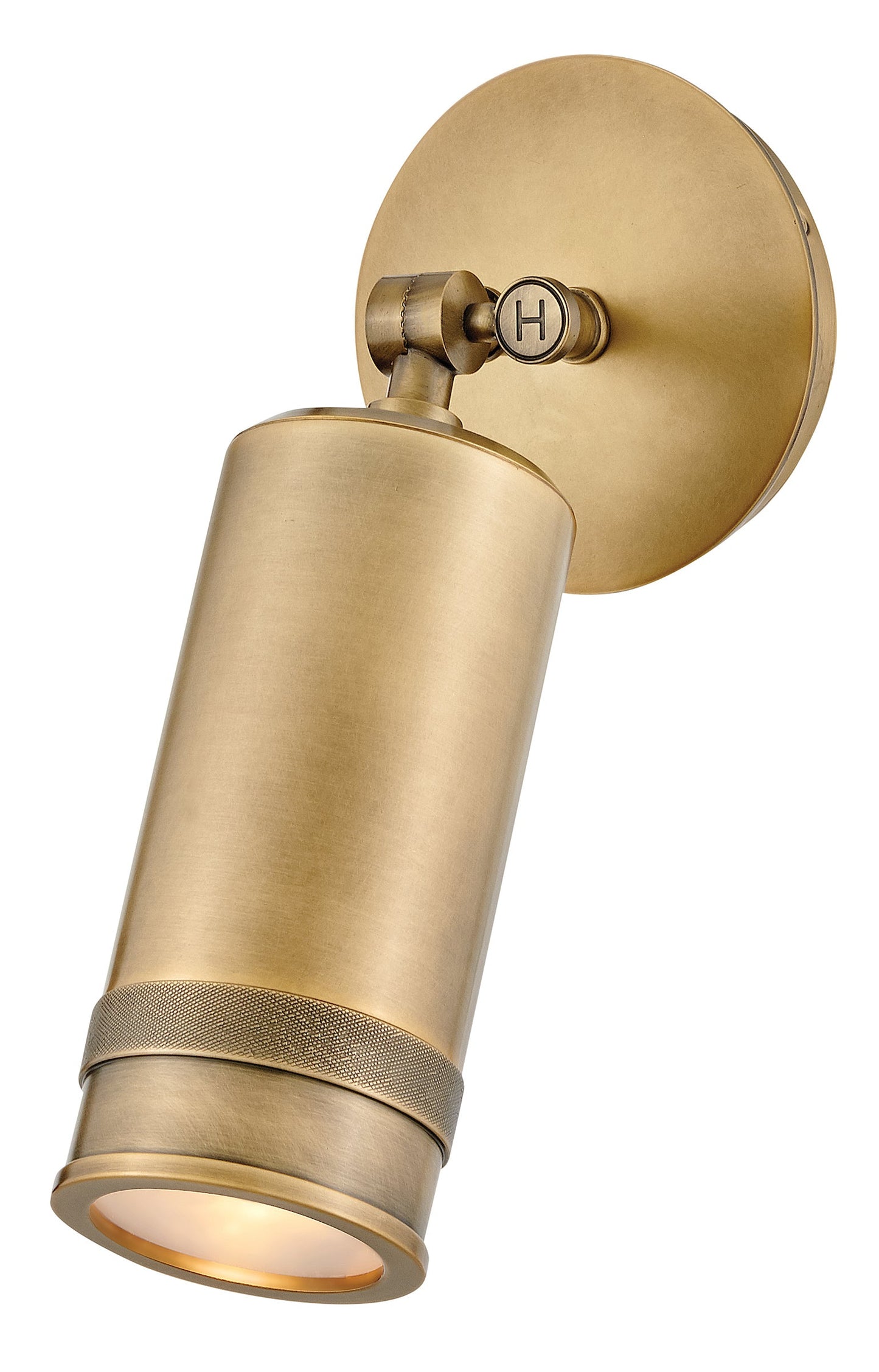 Pratt Small Wall Mount Lantern In Light Brass Finish